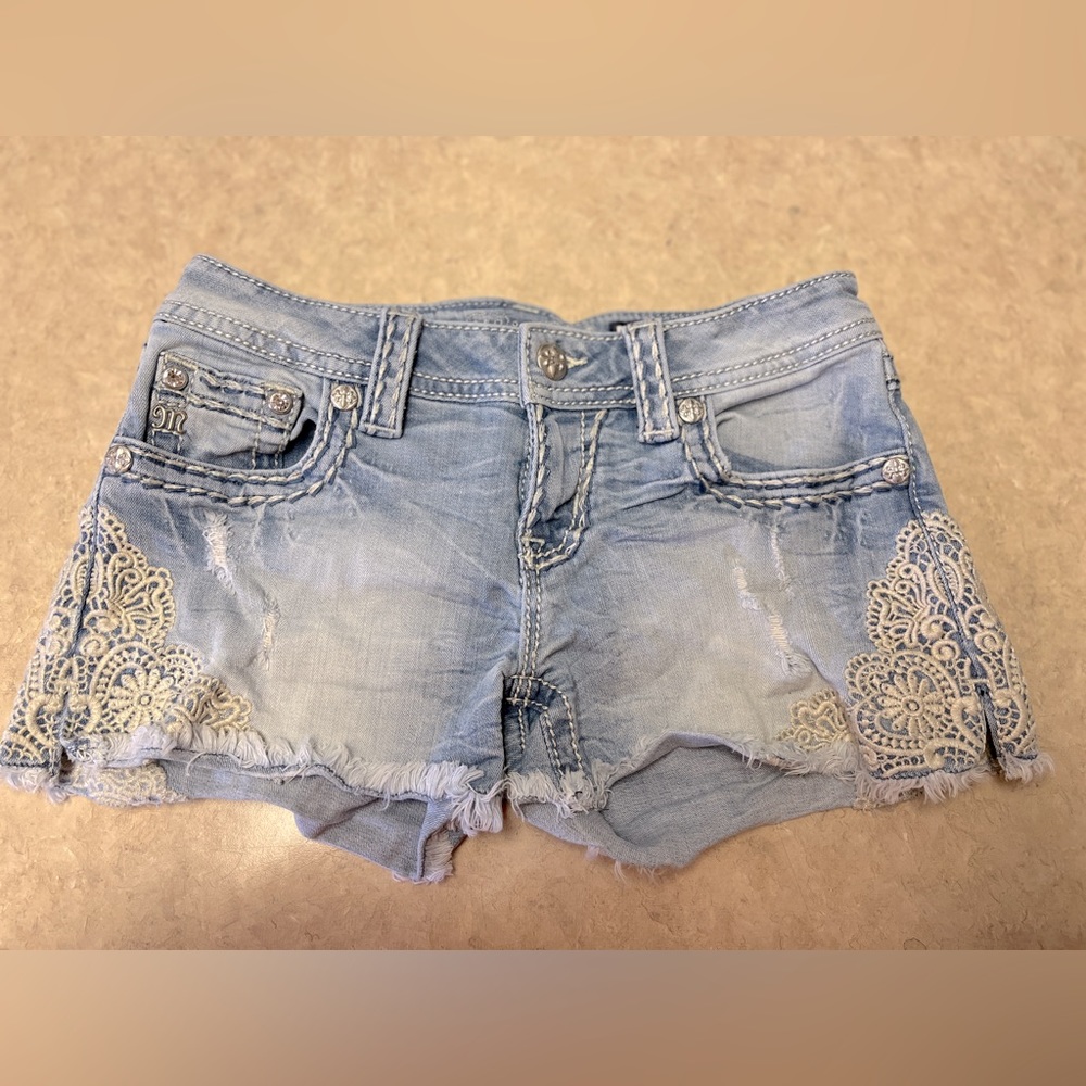 Miss Me jeans shorts light blue
